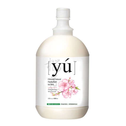 YU YU-037 寵物沐浴露 櫻花亮瑩配方 4000ml (大桶裝)