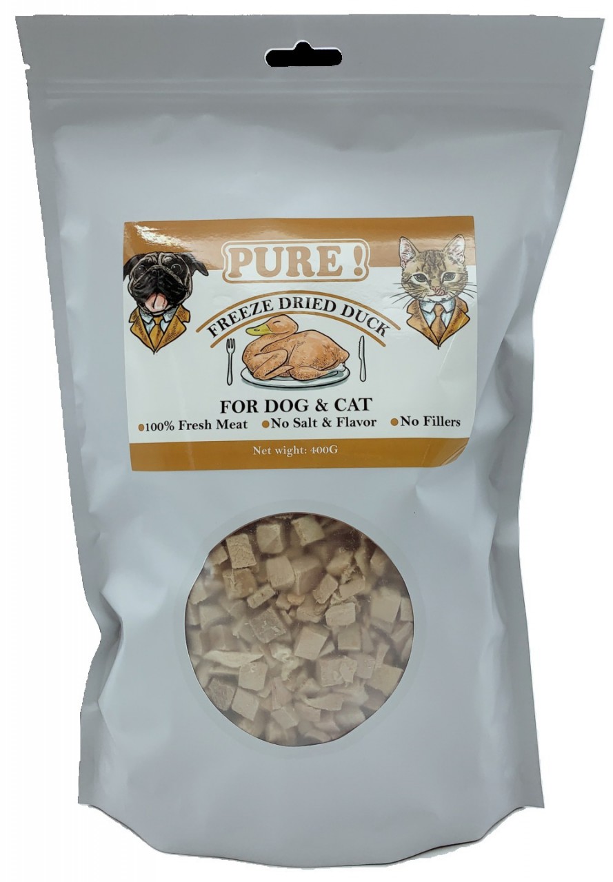 PURE! 100% [FD300] Duck 冷冻脫水鸭粒 300g