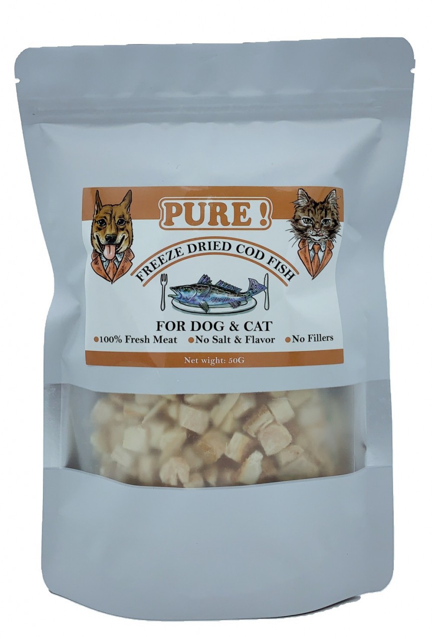 PURE! 100% [FCOD 50] Pure Cod 冷凍脫水鱈魚 50g