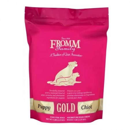 Fromm Gold 金裝 雞+鴨+羊+魚蔬菜配方 幼犬糧(紅色) 5lb