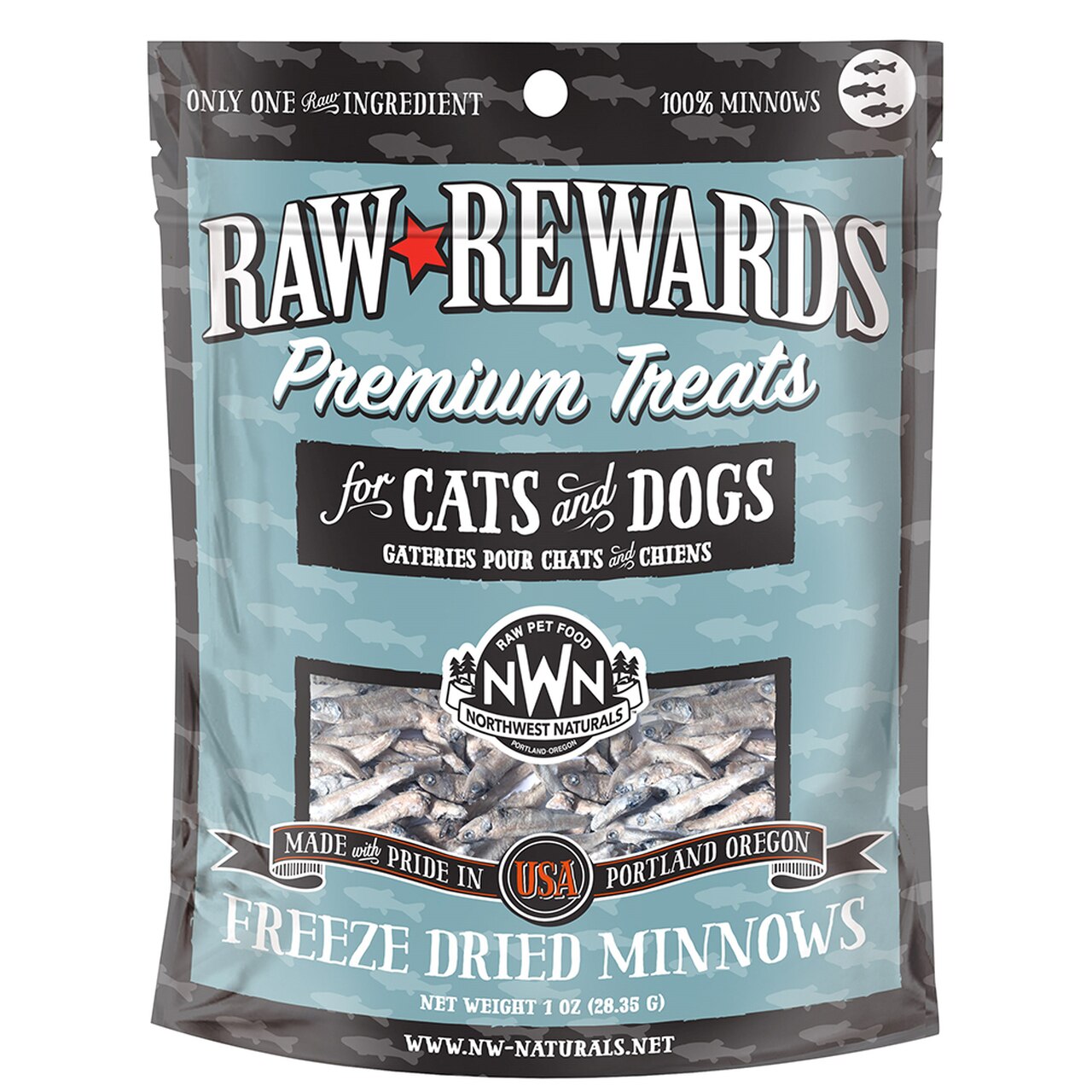 Northwest Naturals NWTRTMINN 脫水凍乾小食系列 - 小魚乾 1oz