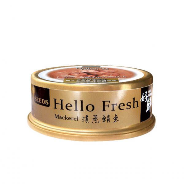 SEEDS Hello Fresh好鲜炖汤 hf03-清蒸鯖鱼 貓罐头 50g
