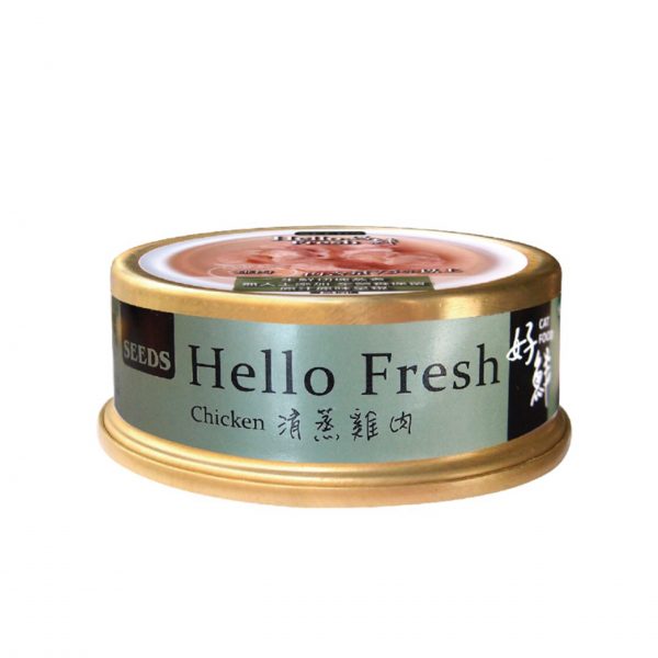 SEEDS Hello Fresh好鲜炖汤 hf04-清蒸鸡肉 貓罐头 50g x 24罐优惠