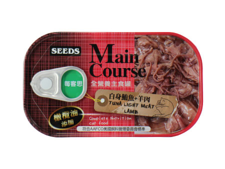 SEEDS Main Couse MC01 白身鮪魚+羊肉 貓罐頭 115g