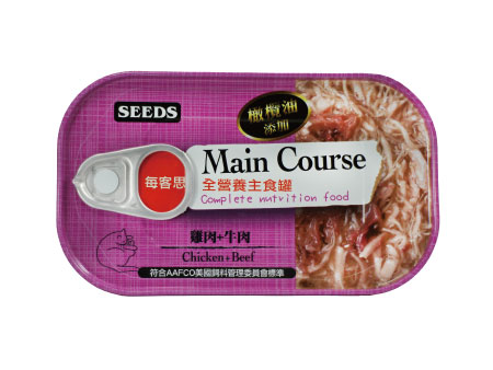 SEEDS Main Couse MC03 雞肉+牛肉 貓罐頭 115g