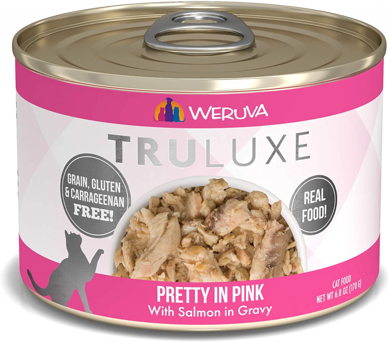 Weurva Truluxe 极品系列 Pretty In Pink 三文鱼+美味肉汁 貓罐头 170g