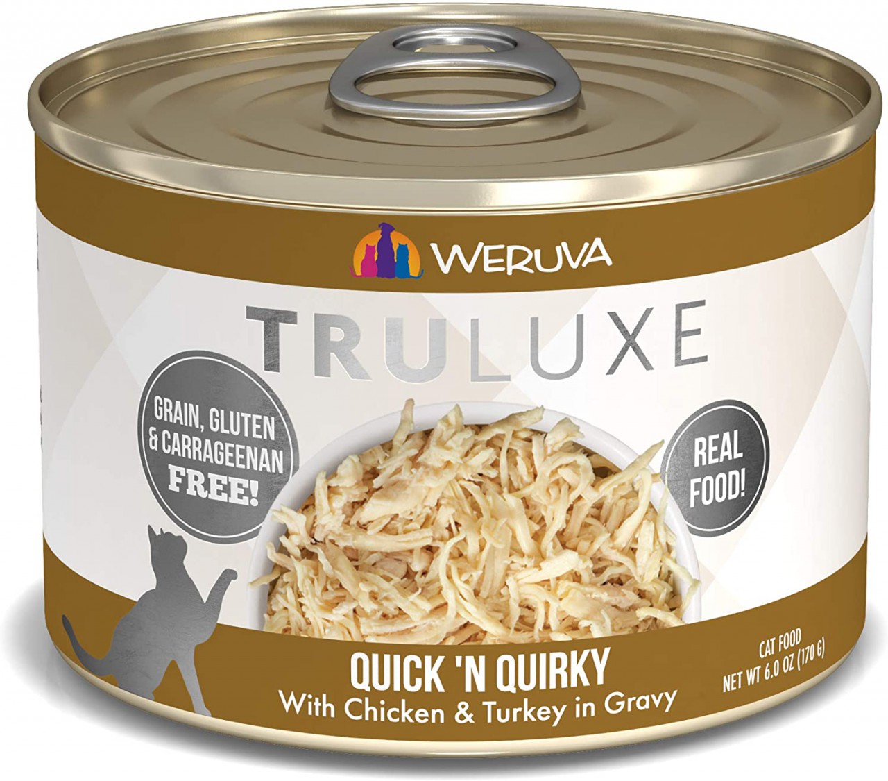 Weurva Truluxe 极品系列 Quick ‘N Quirky 走地鸡+火鸡+美味肉汁 貓罐头 170g
