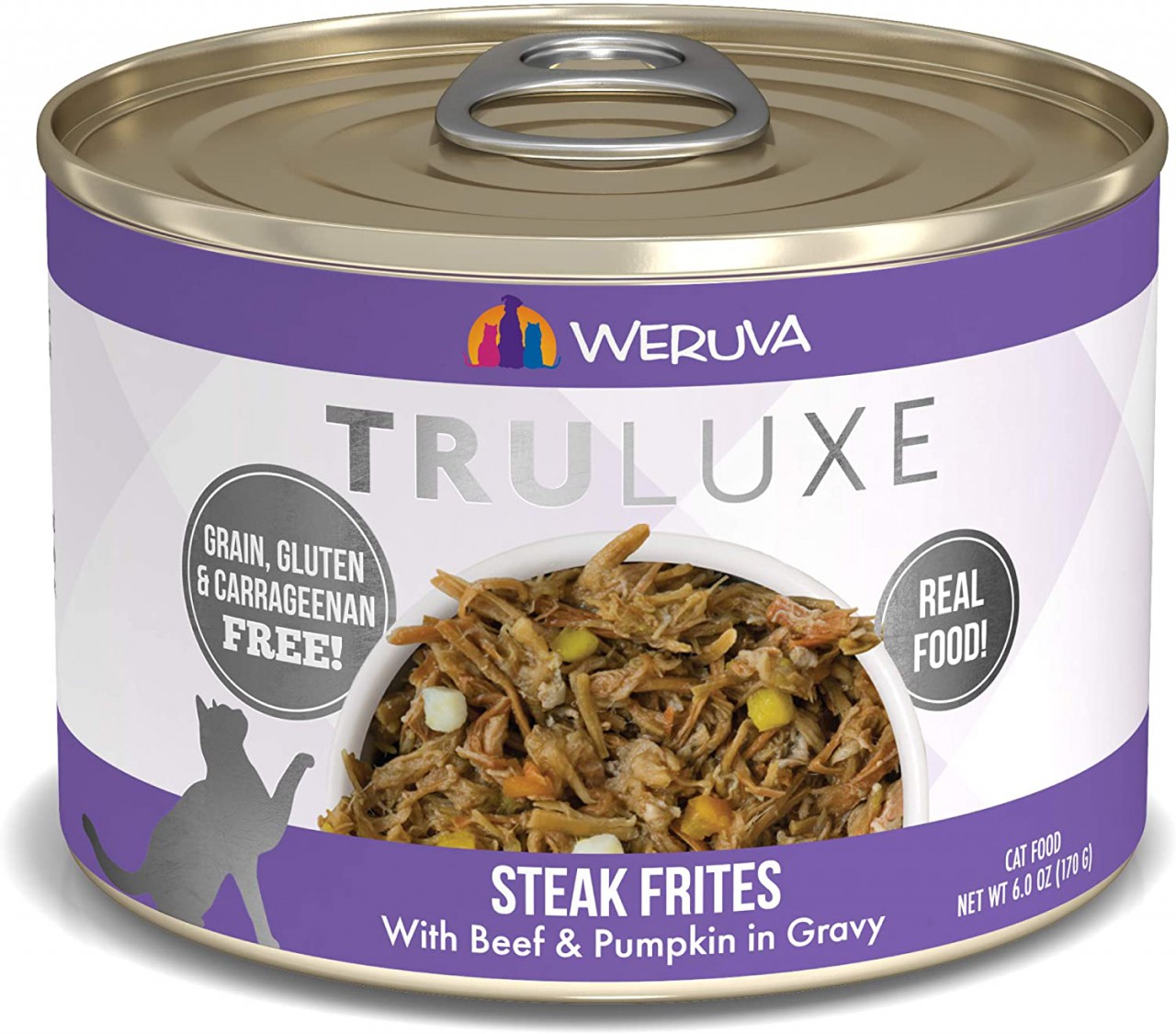 Weurva Truluxe 极品系列 Steak Frites 美味牧場牛+南瓜汁 貓罐头 170g