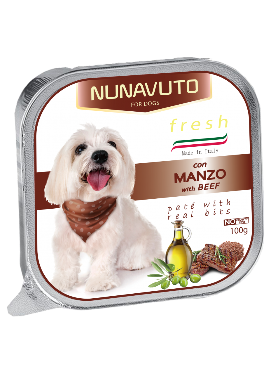 Nunavuto NU-17 狗罐头 美味牛肉 100g