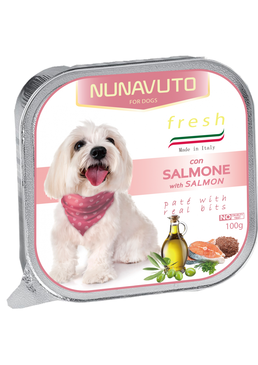 Nunavuto NU-18 狗罐頭 三文魚 100g
