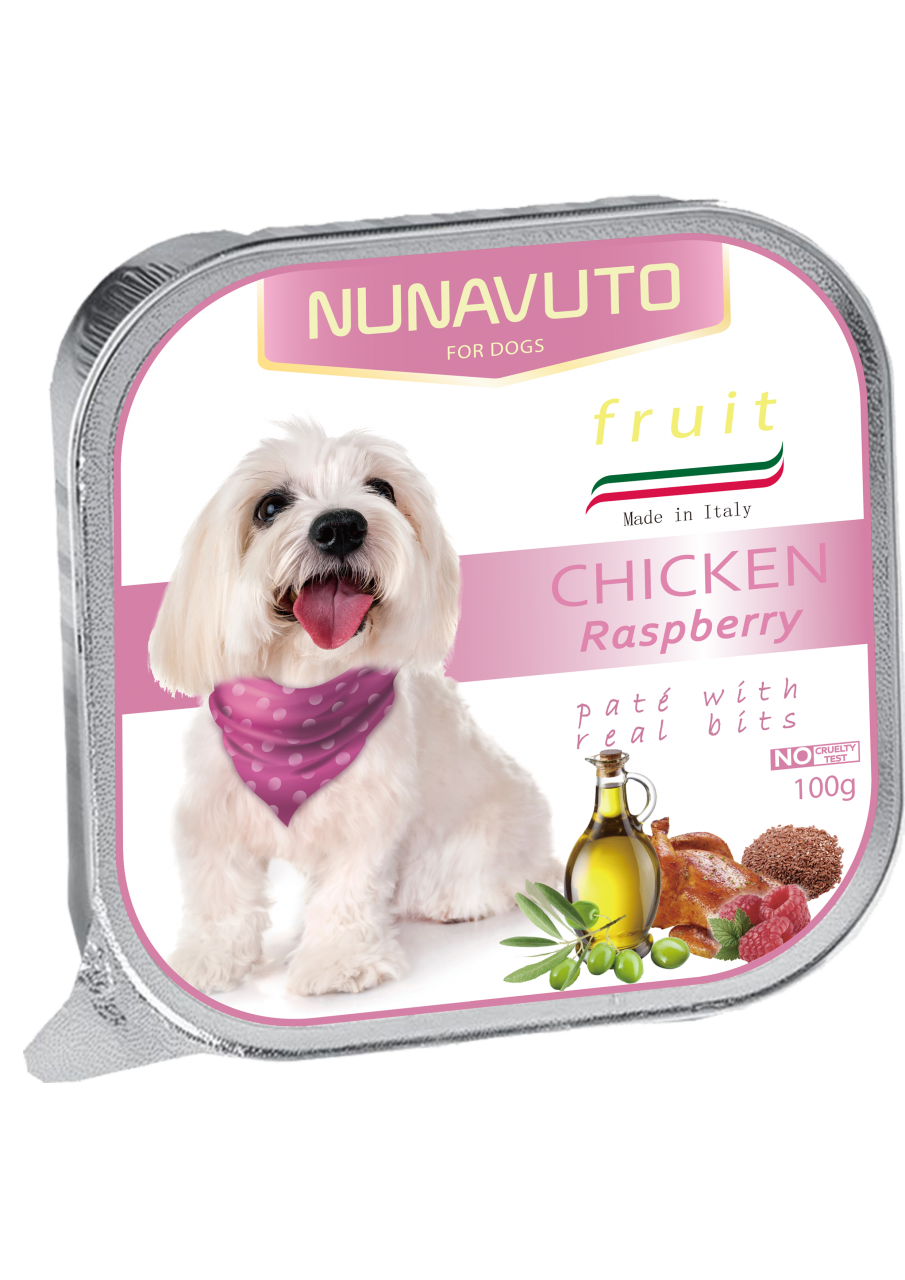 Nunavuto NU-21 狗罐頭 雞肉+紅苺 100g