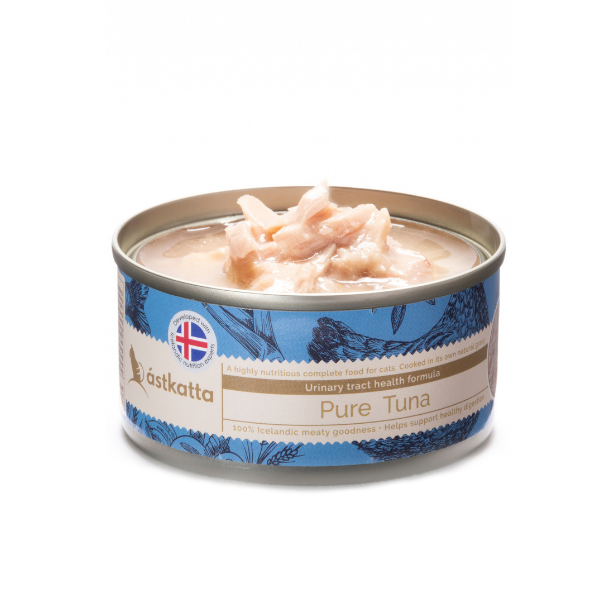 Astkatta - Pure Tuna - 吞拿鱼 *泌尿系统友善*配方 貓罐头 80g (蓝)