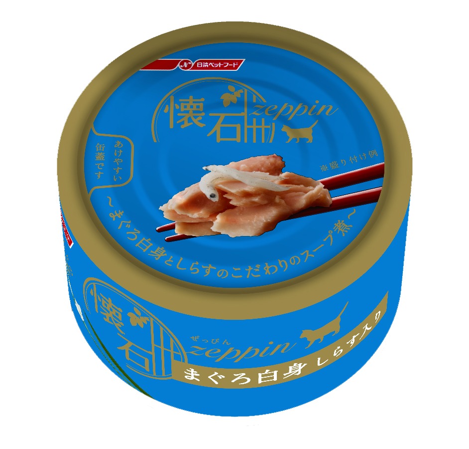 懷石 NP-Z16 極品 白吞拿魚+白飯魚貓罐頭 80g