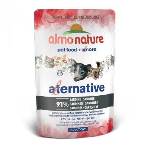 Almo Nature [4705] - Alternative 沙丁魚 袋裝濕貓糧 55g