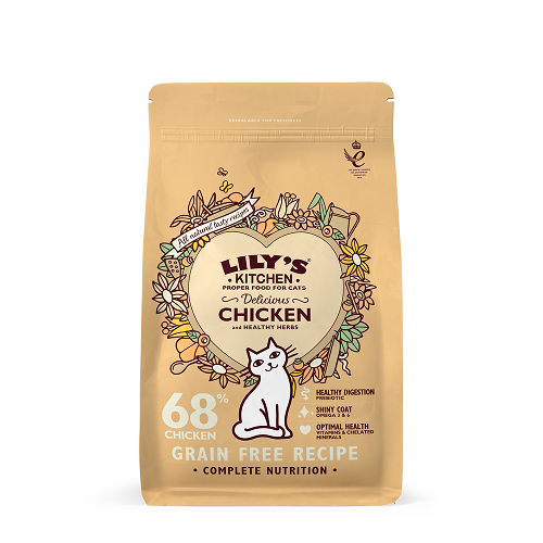 Lily's Kitchen [CDDC2KG] 無穀物滋味雞肉餐 貓乾糧 2KG