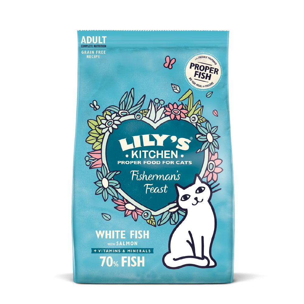 Lily's Kitchen [CDFF2KG] 无谷物鲜味鱼肉餐 貓乾粮 2KG