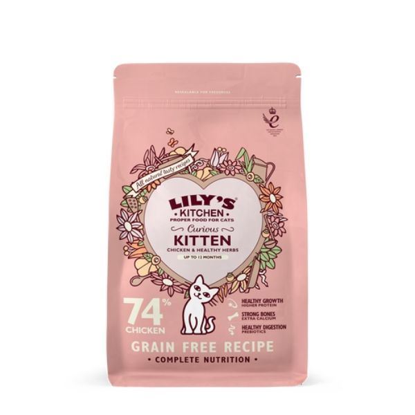 Lily's Kitchen [CDMM83] 无谷物鲜鸡 幼貓专用餐 貓乾粮 800g