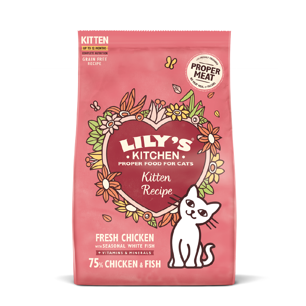 Lily's Kitchen [CDMM83] 無穀物鮮雞 幼貓專用餐 貓乾糧 800g