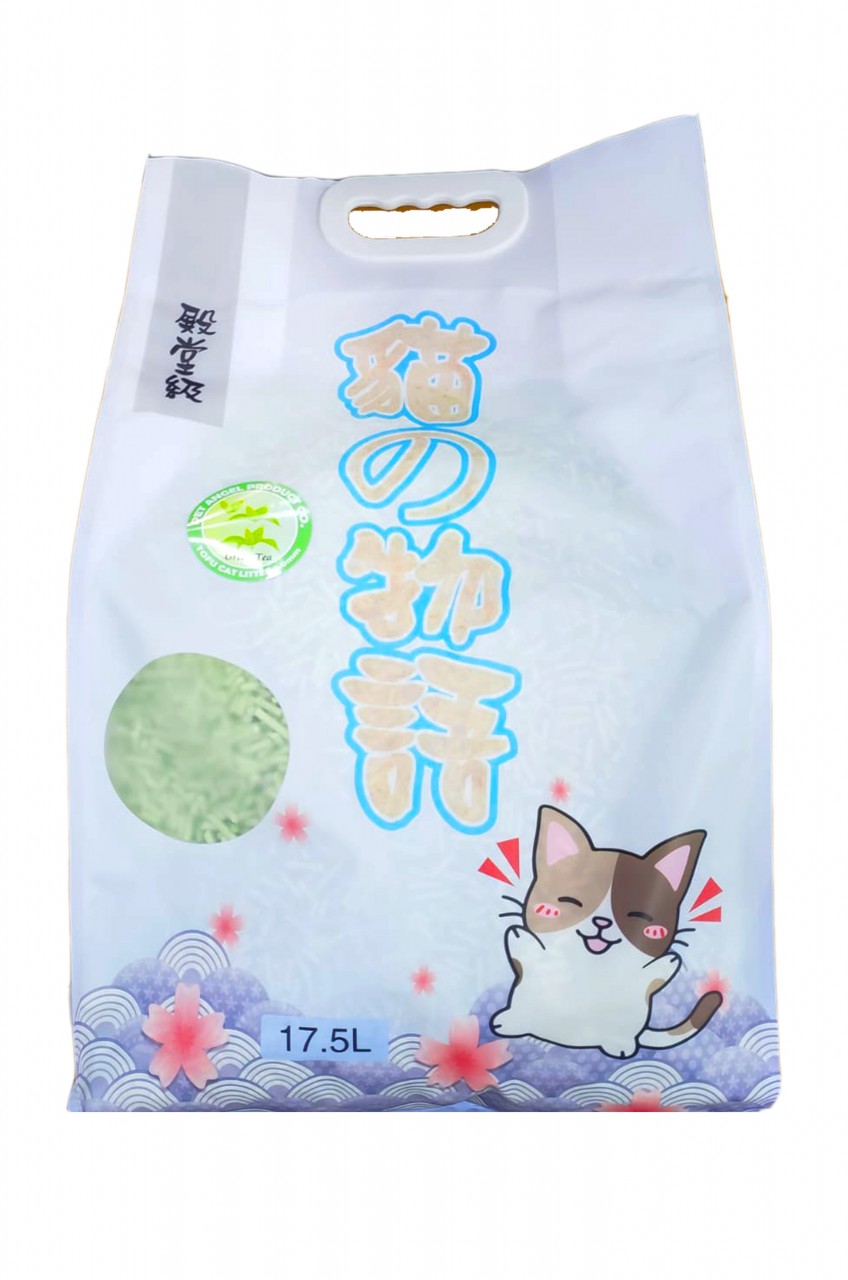 貓之物語 3.0mm[綠茶味] 天然豆腐砂17.5L