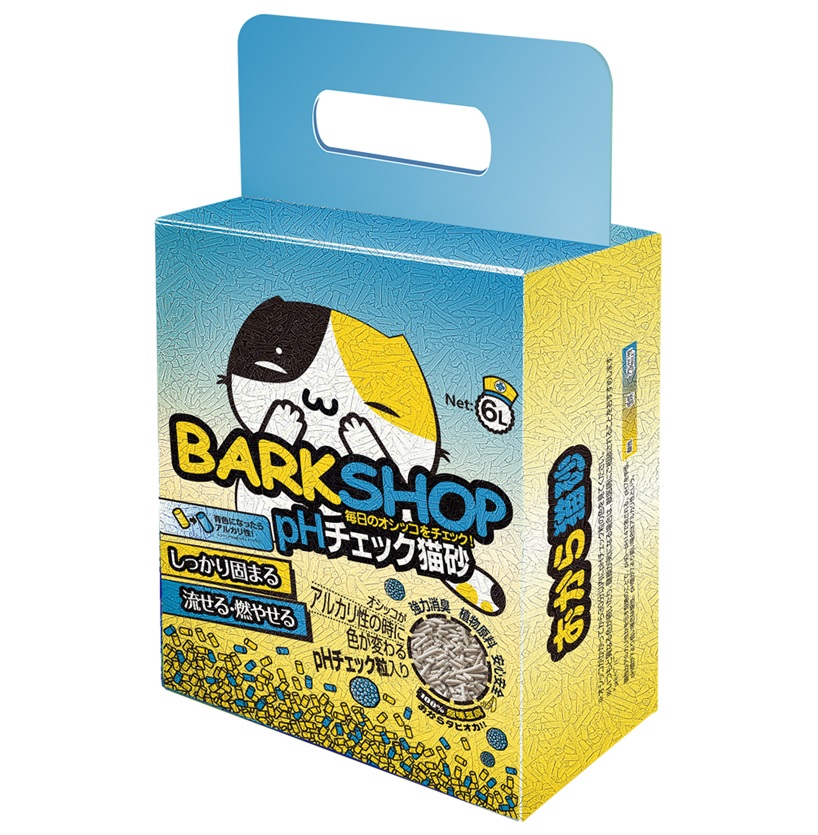 BarkShop PH檢測原味豆腐猫砂－6Ｌ