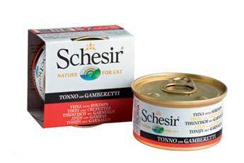 SchesiR 啫喱系列138 吞拿魚及鮮蝦飯貓罐頭 85g