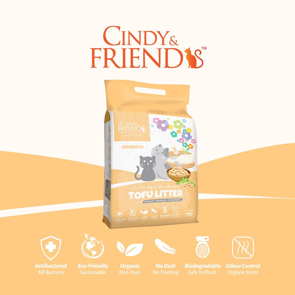 Cindy & Friends [TF001] 原味天然豆腐貓砂 7L
