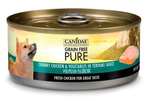 Canidae [6215] 無穀物 雞肉塊與蔬菜 狗罐頭 156g