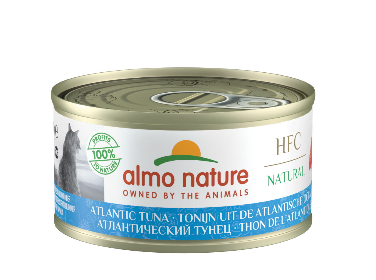 almo nature [9020] - HFC Natural - Atlantic Ocean Tuna 大西洋鮪魚(吞拿魚) 貓罐頭 70g