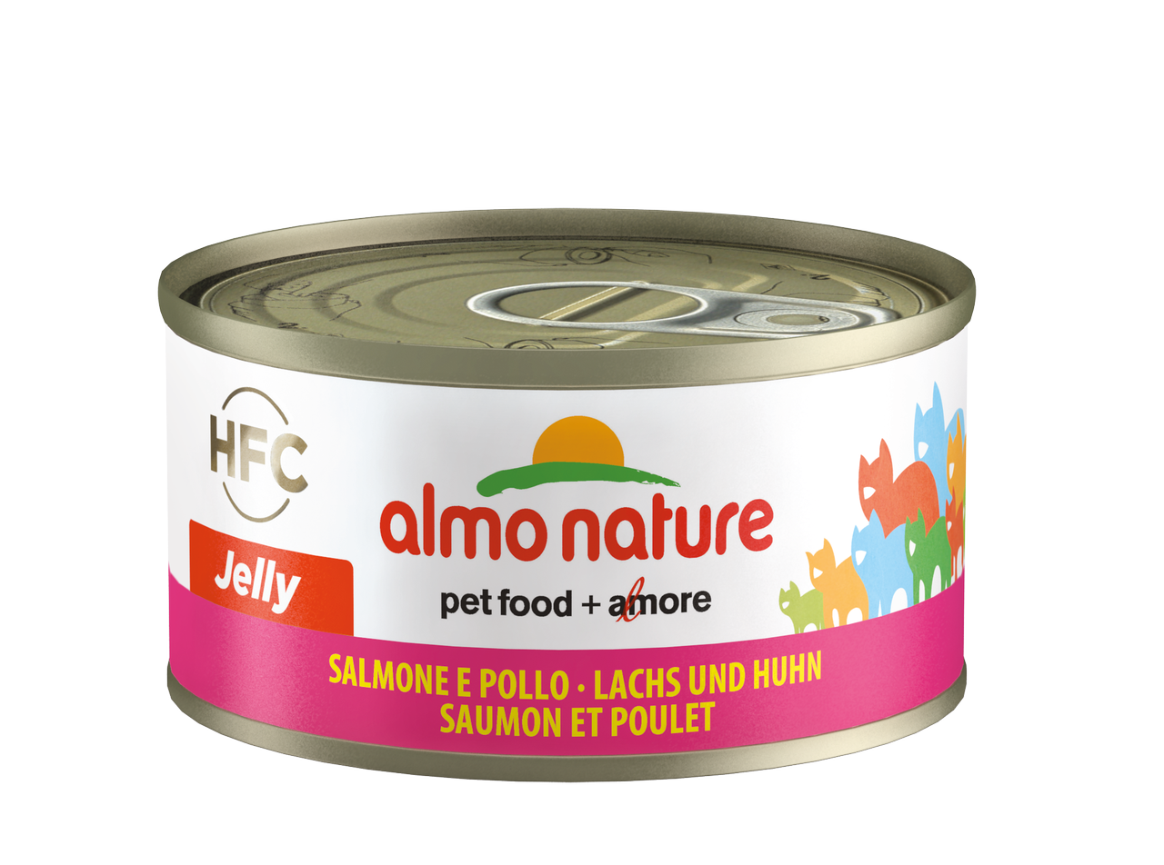 almo nature [9030] - HFC Jelly - Salmon and Chicken 雞肉鮭魚(三文魚) 貓罐頭 70g