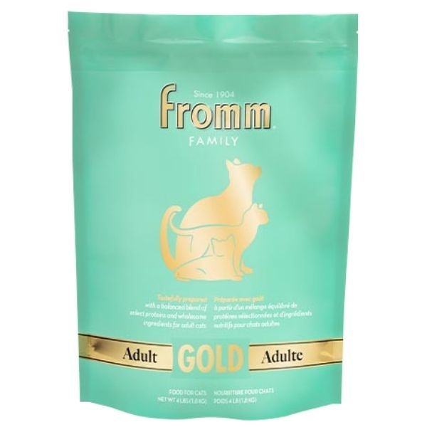 Fromm 金裝 雞肉三文魚 成貓糧 04lb (粉綠)