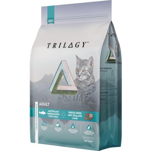 TRILOGY™奇境 [TRT-001] 吞拿魚澳洲尖嘴鱸配方 (添加5%紐西蘭凍乾羊肺) *成貓糧* 1.8kg