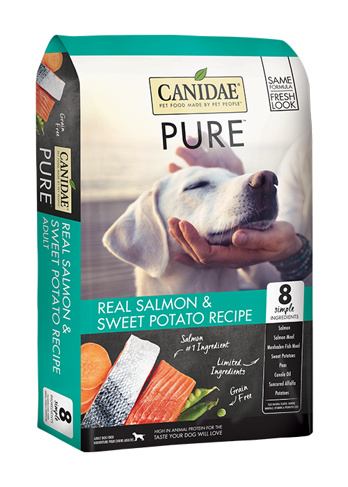 Canidae PURE 无谷物甜薯+三文鱼配方狗粮(海洋成犬) 22 lbs [1340]