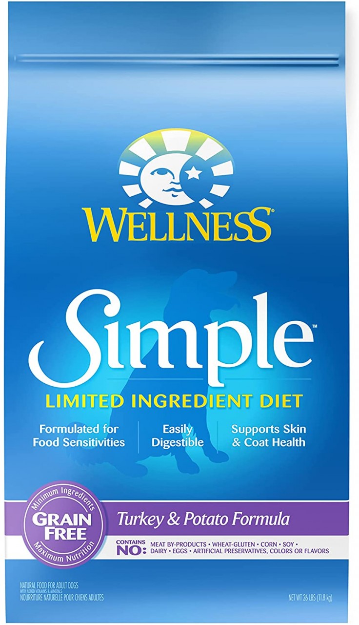 Wellness SIMPLE 單一蛋白質無穀物火雞低敏配方 狗乾糧 26lb