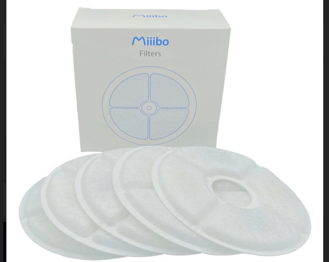 Miiibo Drink Mini 無線供電貓咪飲水機 濾芯套裝(5片裝)