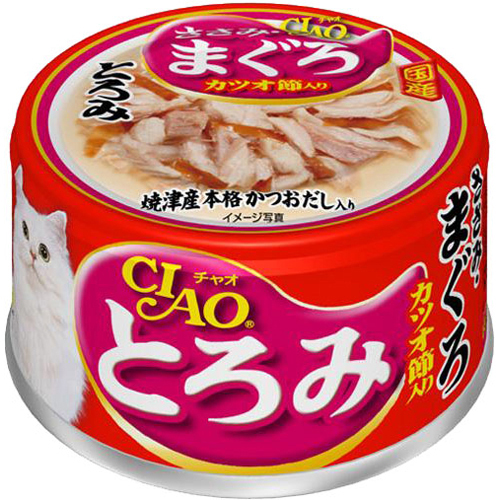 CIAO A42 雞胸肉+金槍魚+鰹魚節 貓罐頭 80g