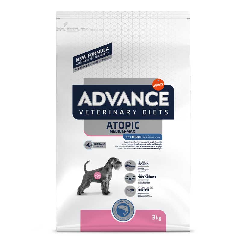Advance - 處方系列 中大型成犬 皮膚專用(ATOPIC MEDIUM-MAXI)狗糧 3kg [529310]