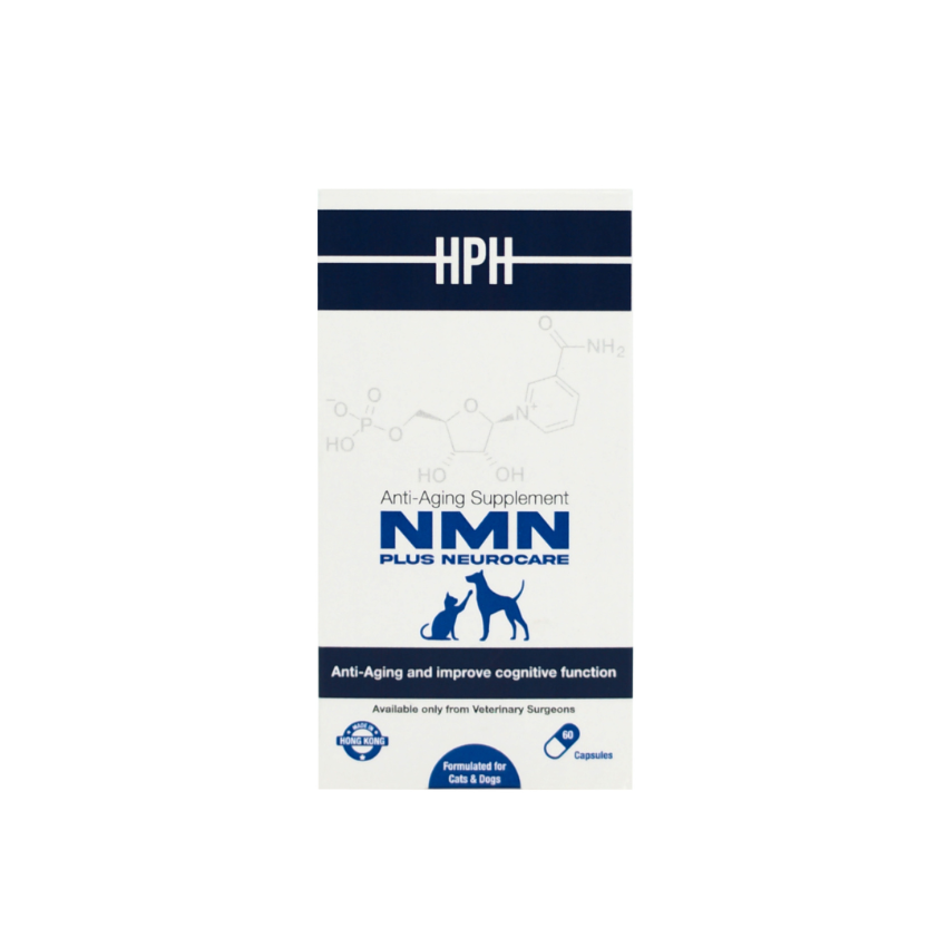 HPH [H-1903] NMN30+PQQ+CoQ10 抗衰老神經護理配方（貓狗適用） 60粒