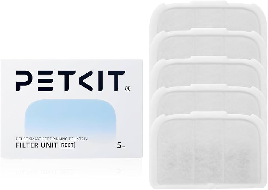 Petkit [pkw3a] Eversweet RECT 濾芯替換裝( 5片裝) 適用於Eversweet Max 香港行貨