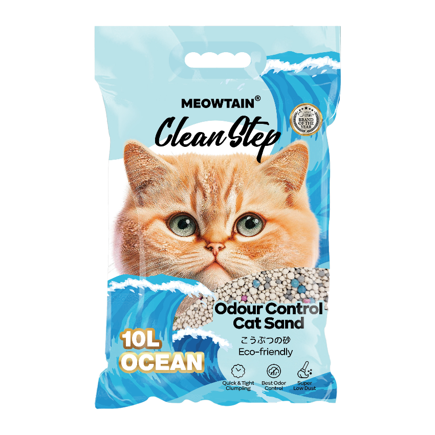 Clean Step 海洋味 礦物貓砂 10L (原味)