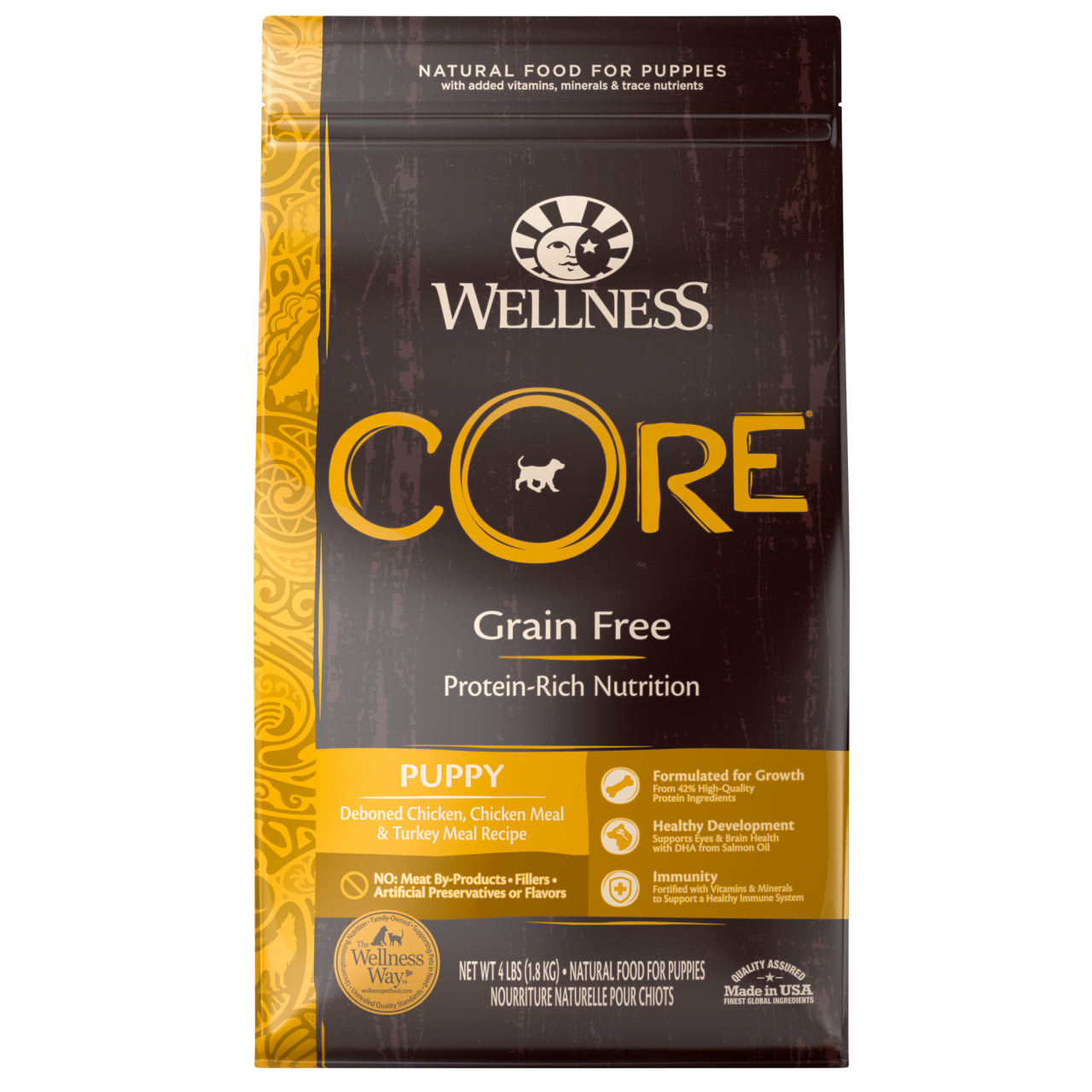 WELLNESS CORE 88423 - 无谷物幼犬成长配方狗粮 12磅