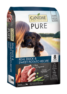 Canidae PURE 无谷物甜薯+鸭肉配方狗粮(天空成犬) 12 lbs [1591]