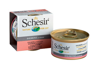 SchesiR 水煮系列170 三文魚水煮飯貓罐頭 85g