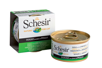 SchesiR 啫喱系列137 吞拿魚及雞肉絲飯貓罐頭 85g