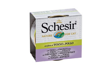 SchesiR 湯煮系列524 吞拿魚雞肉魚湯汁罐頭 70g