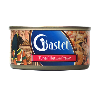 Bastet Tuna Fillet with Prawn 鮮嫩吞拿魚蝦 70g x 24