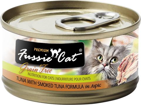 Fussie Cat FU-STC 吞拿魚+煙燻吞拿魚貓罐頭 80g