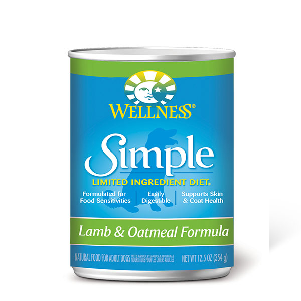Wellness SIMPLE 防敏羊肉燕麦配方 狗罐头 12.5oz
