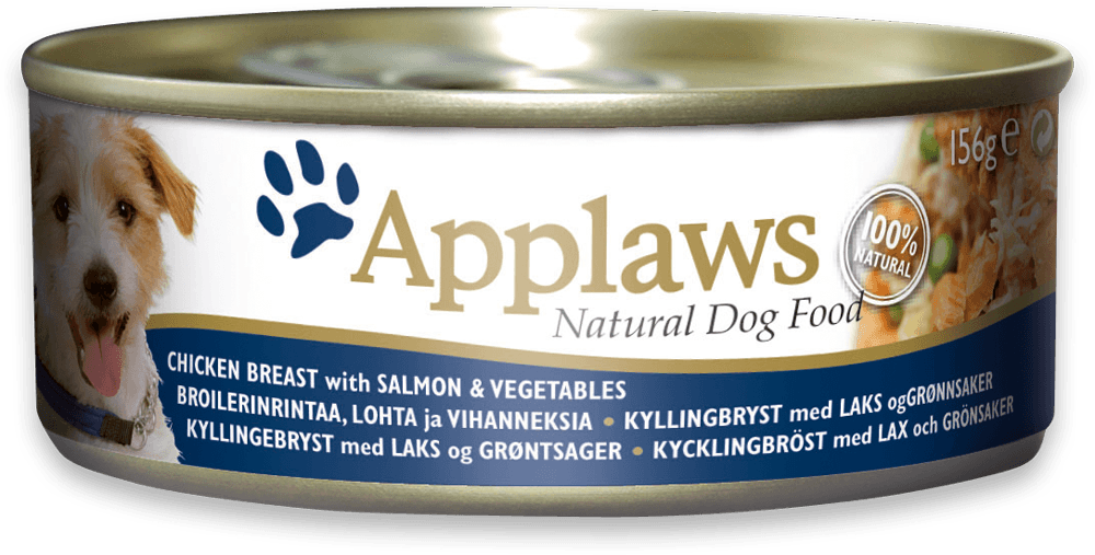 Applaws 雞胸+三文魚 狗罐頭 156g