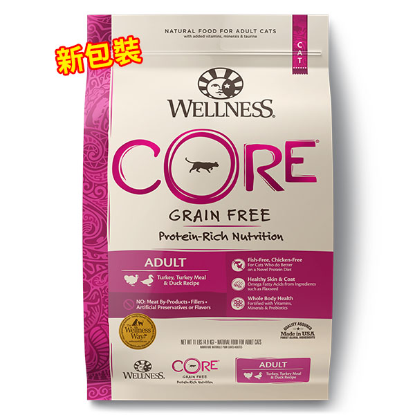 Wellness CORE 8860 火雞拼鴨肉配方﹙無穀物﹚ 11lbs