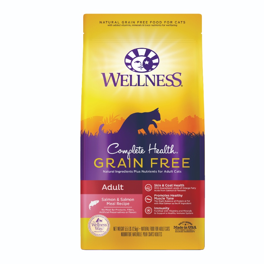 Wellness Complete Health 9224 無穀物成貓三文魚配方 5lbs8oz
